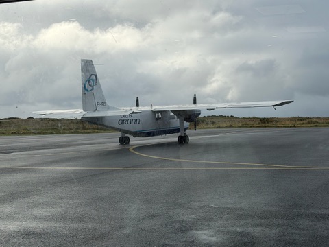 Our tiny plane to the Aran Islands.
