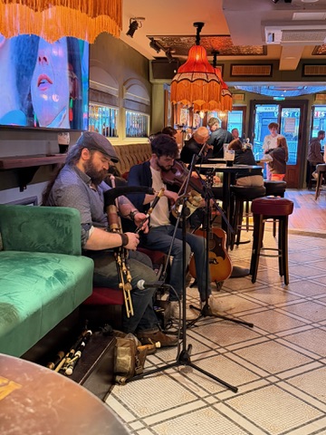Traditional Irish music in Westport.