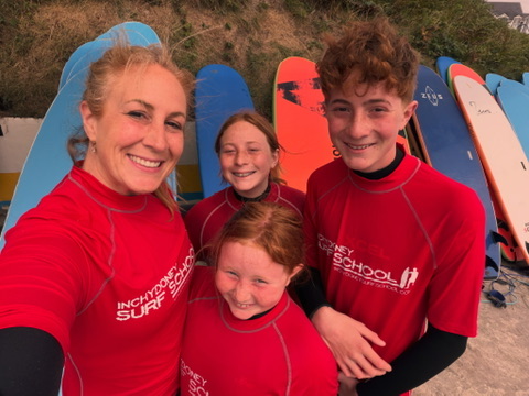 All four of us after surfing in Clonakilty.