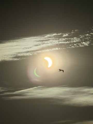 The eclipse over Dublin.